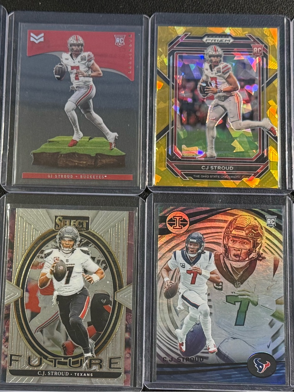 C.J. Stroud Football Trading Cards Lot 14